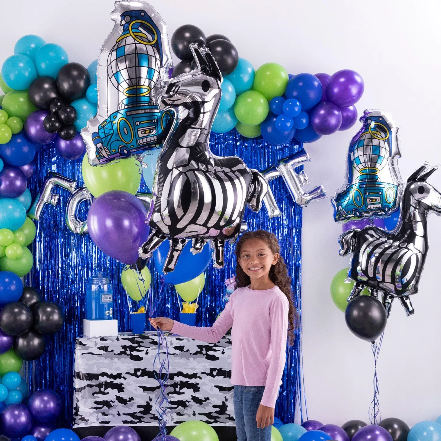 Fortnite Battle Bus-Shaped Foil Balloon, 27in