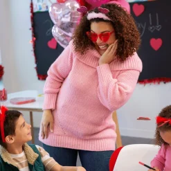 Frameless Red Heart Valentine's Day Glasses