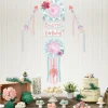 Free Spirit Boho Birthday Cardstock Wall Decorating Kit, 6pc
