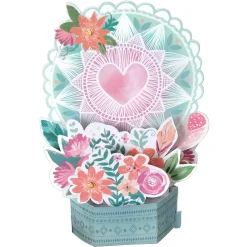 Free Spirit Boho Cardstock Pop-Out Centerpiece, 7.25in x 11.1in