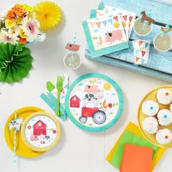 Friendly Farm Dinner Plates 18ct
