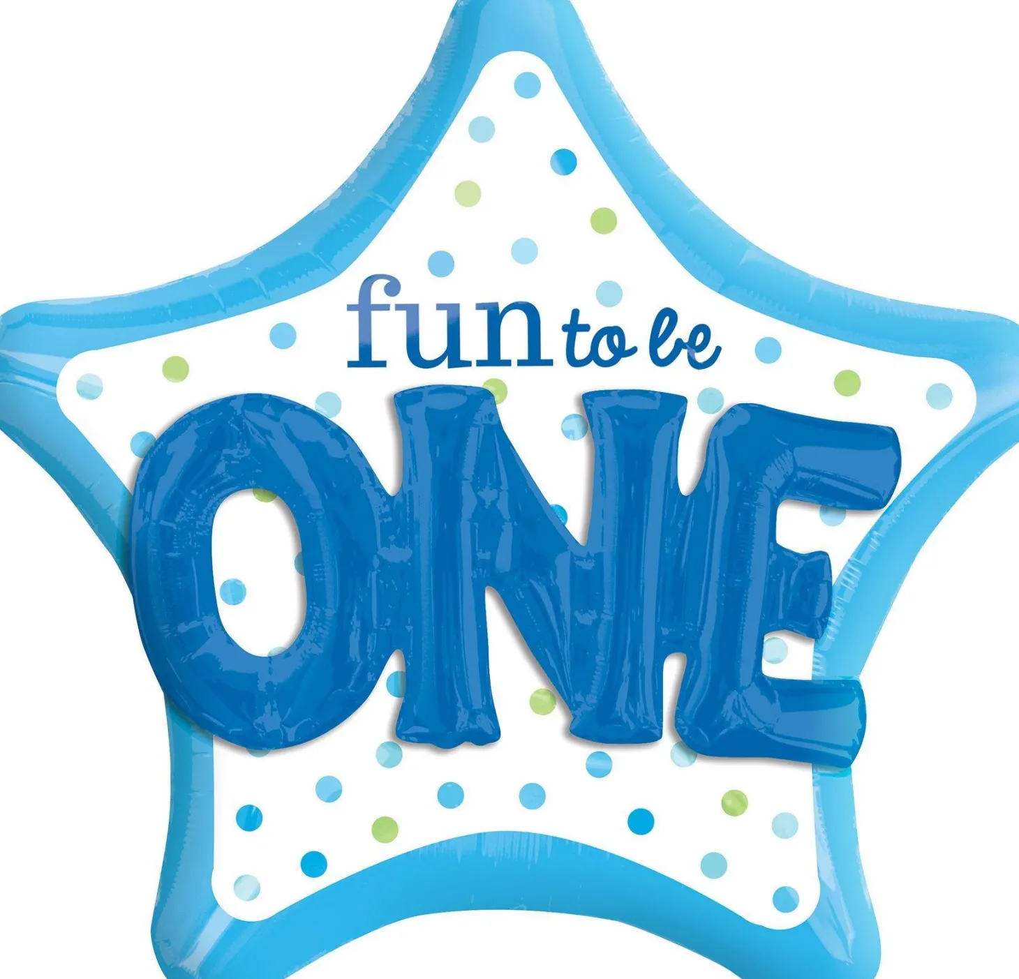 Fun to be One Balloon 36in - 3D Polka Dot Boy