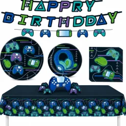 Game-On Birthday Party Kit for 8 Guests