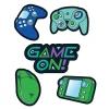 Game On Vinyl Stickers, 5ct