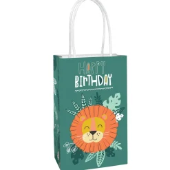Get Wild Jungle Kraft Favor Bags, 5in x 8.25in, 8ct