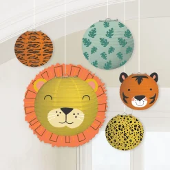 Get Wild Jungle Paper Lanterns, 5ct