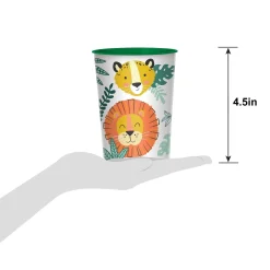 Get Wild Jungle Plastic Favor Cup, 16oz