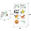 Get Wild Jungle Temporary Tattoos, 3 Sheets, 24ct