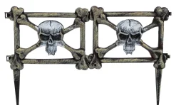 Ghouls Graveyard Halloween Fence