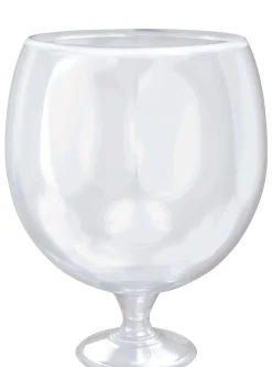 Giant Clear Plastic Cocktail Pedestal Bowl