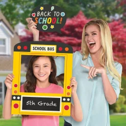 Giant Customizable Back to School Photo Frame Kit, 2pc
