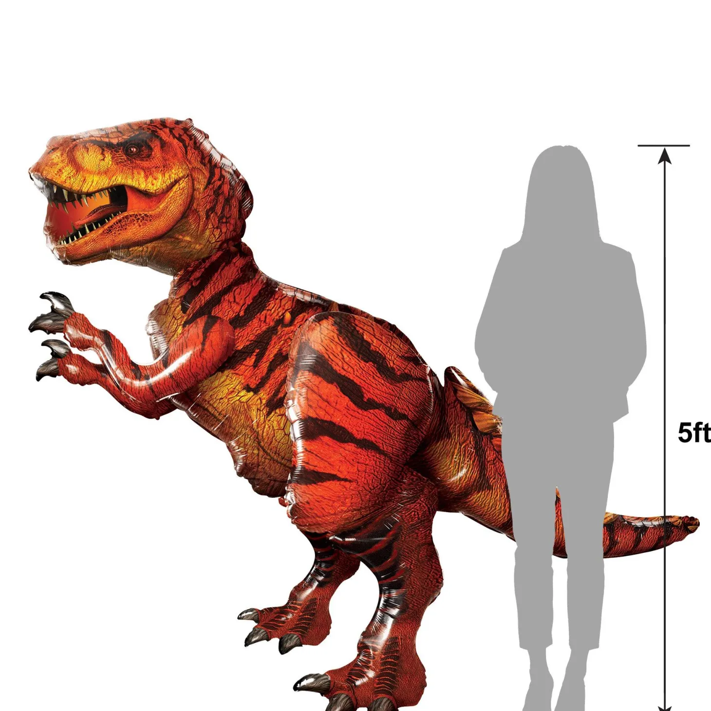 Giant Gliding T-Rex Balloon - Jurassic World, 68in