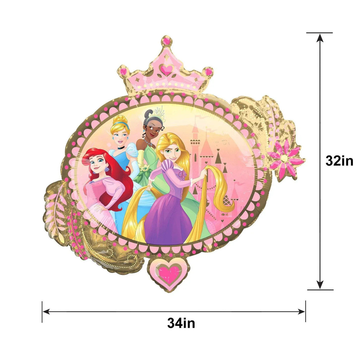 Giant Once Upon A Time Disney Princess Balloon