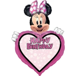 Giant Personalized Minnie Mouse Happy Birthday Balloon