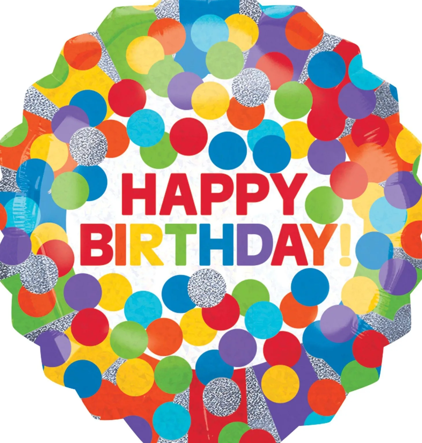 Giant Rainbow Birthday Balloon 28in