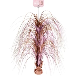 Giant Rose Gold & Pink Sweet 16 Spray Centerpiece