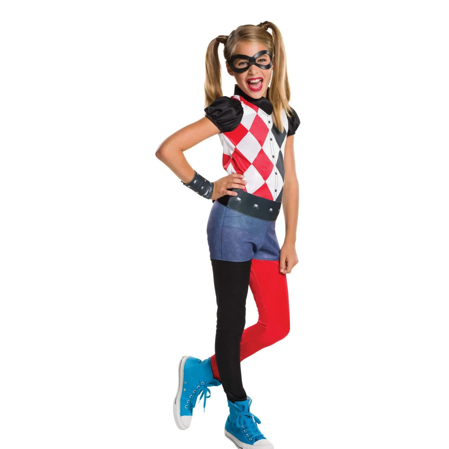 Girls' DC Superhero Girls Harley Quinn Costume