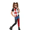 Girls' DC Superhero Girls Harley Quinn Shirt and Accessory Set