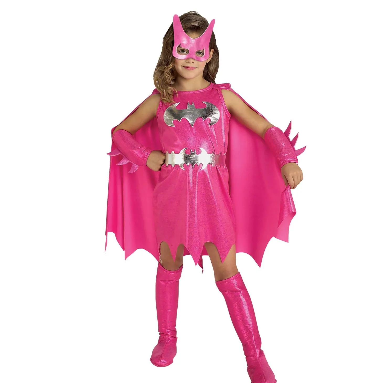 Girls' Pink DC Comics Batgirl Costume