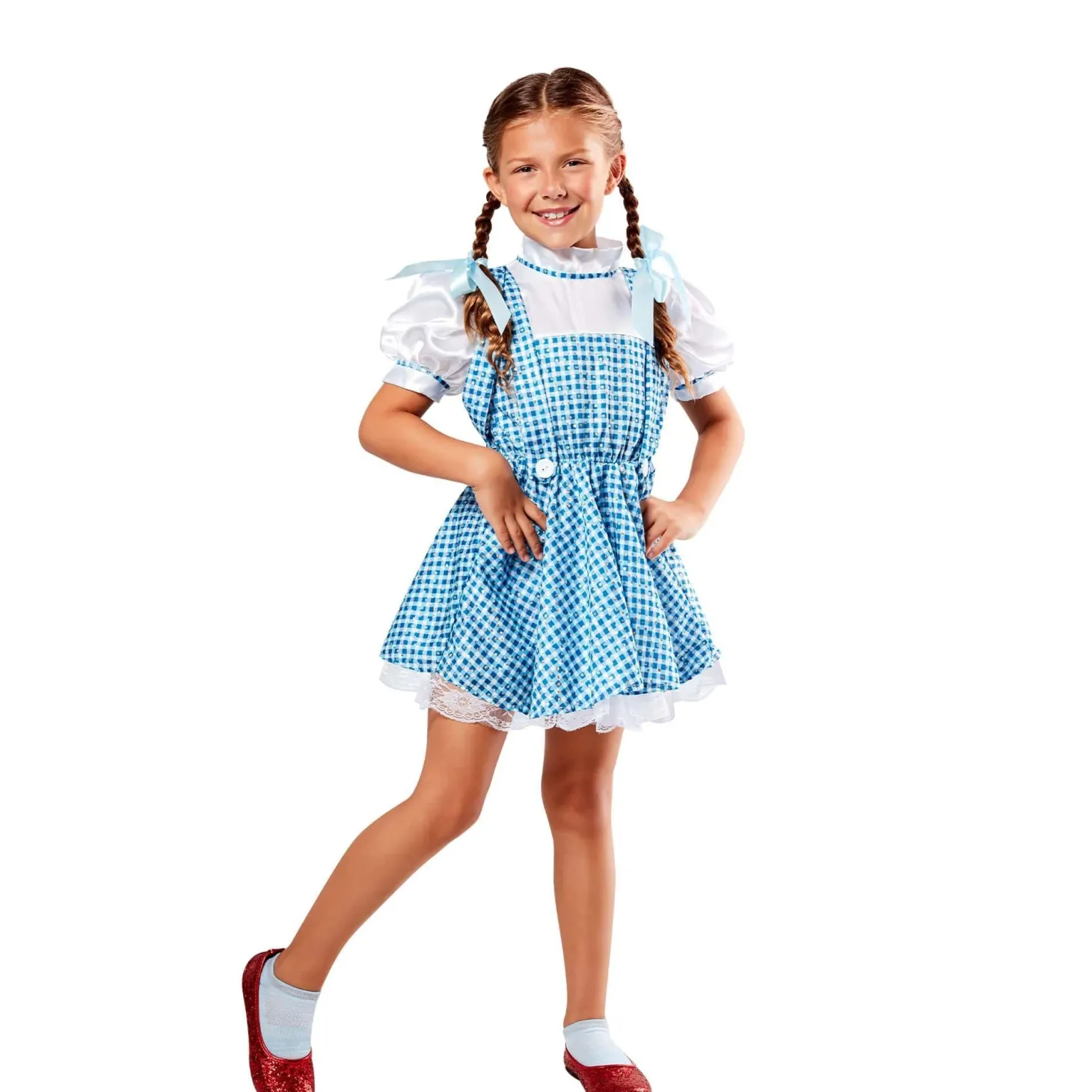 Girls' Sparkling Wizard of Oz Dorothy Costume