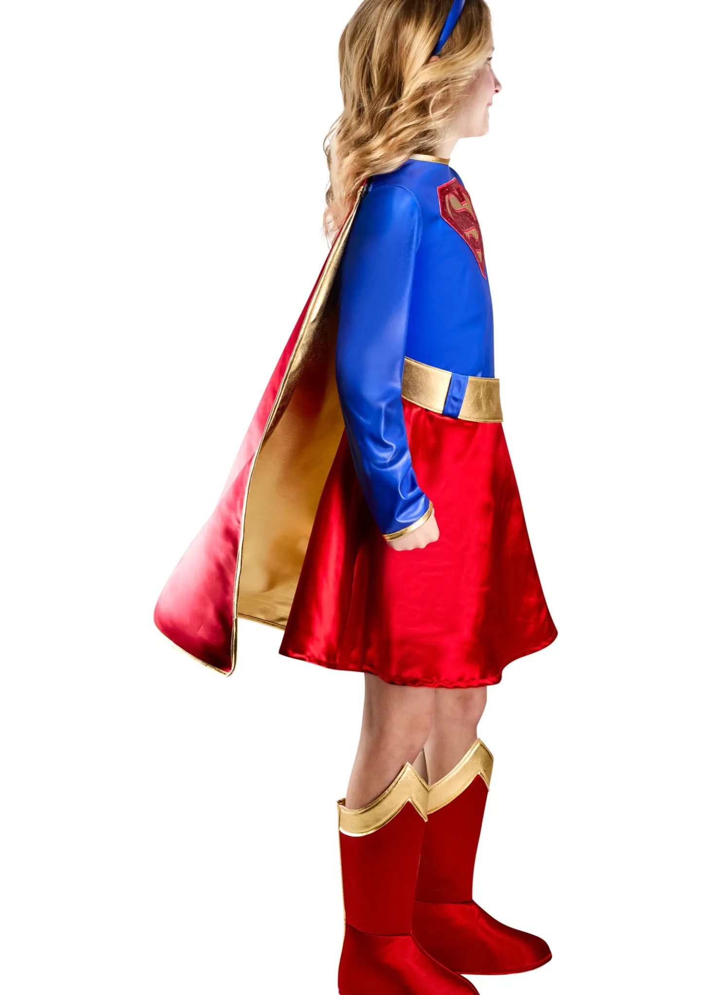 Girls' Supergirl Classic Costume - Deluxe