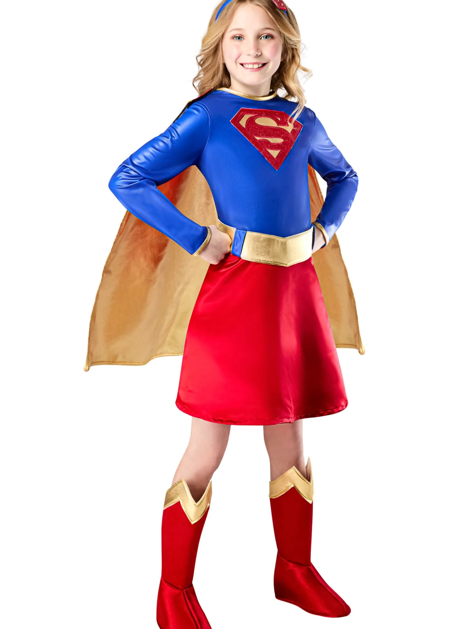 Girls' Supergirl Classic Costume - Deluxe