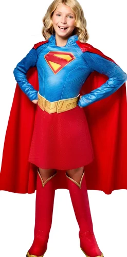 Girls' Supergirl Movie 2026 Costume - Deluxe