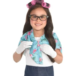 Girls 100th Day of School Grandma Costume Accessory Kit
