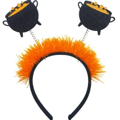 Glitter Bubbling Cauldron Halloween Head Bopper