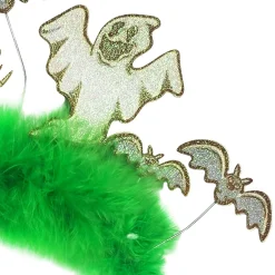 Glitter & Feather Halloween Headband