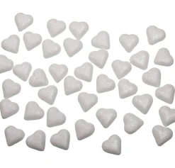 Glitter Hearts Table Scatter, 40ct, Assorted Colors