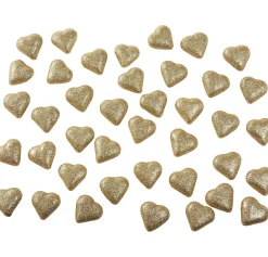 Glitter Hearts Table Scatter, 40ct, Assorted Colors