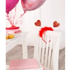 Glitter Heart Valentine's Day Head Bopper, Assorted Colors