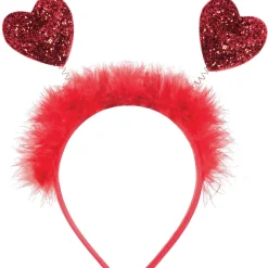Glitter Heart Valentine's Day Head Bopper, Assorted Colors