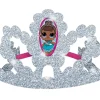 Glitter L.O.L. Surprise! Together 4-Eva Cardstock Tiaras, 6.4in x 3.5in, 8ct