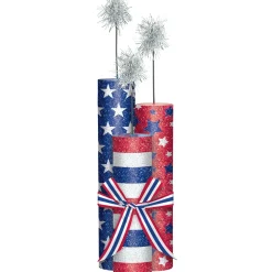 Glitter Patriotic Fireworks Centerpiece