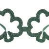 Glitter Shamrock Glasses