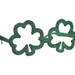 Glitter Shamrock Glasses