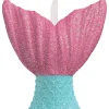 Glitter Shimmering Mermaids Wax Birthday Candle