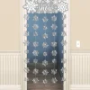 Glitter Snowflake Doorway Curtain