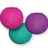 Glitter Sparkle Paper Lanterns, 3ct