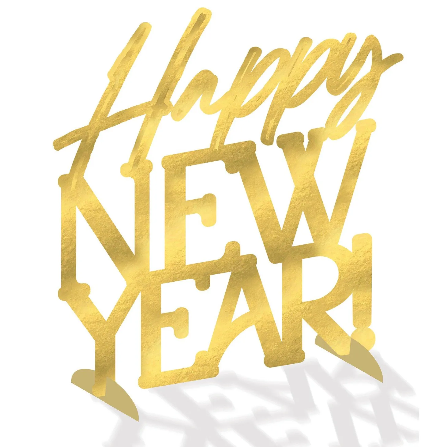 Golden Soiree NYE Centerpiece Sign