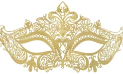 Gold Filigree Masquerade Mask