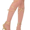 Gold Goddess Leg Wraps