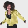 Gold Hip Hop Track Jacket