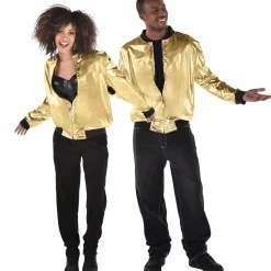 Gold Hip Hop Track Jacket
