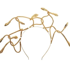 Gold Medusa Snake Headband