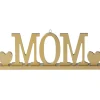 Gold MOM Balloon Weight MDF Table Decoration