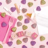 Gold & Pink Glitter Heart Table Scatters 40ct
