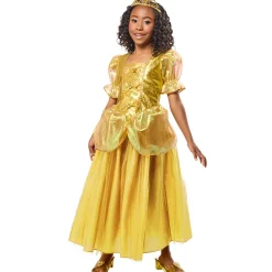 Gold Princess Costume Dress for Girls